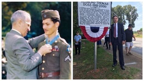 Lynchburg WWII hero Desmond Doss receives two historical markers