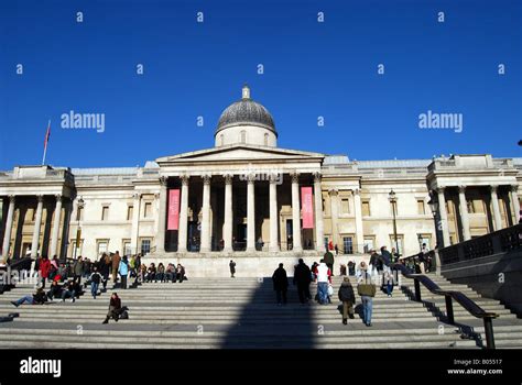 National Gallery London Art paintings sculpture Stock Photo - Alamy