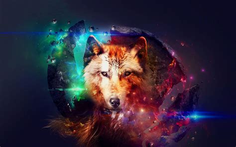 Cute Abstract Wolf Wallpapers - Top Free Cute Abstract Wolf Backgrounds ...