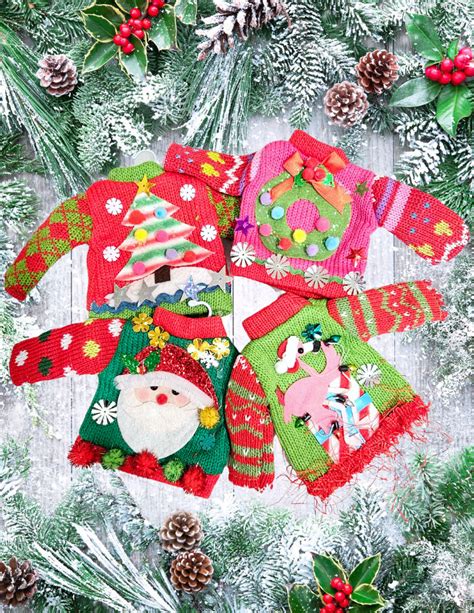 Ugly Sweater Ornaments | North Pole Santa Letters