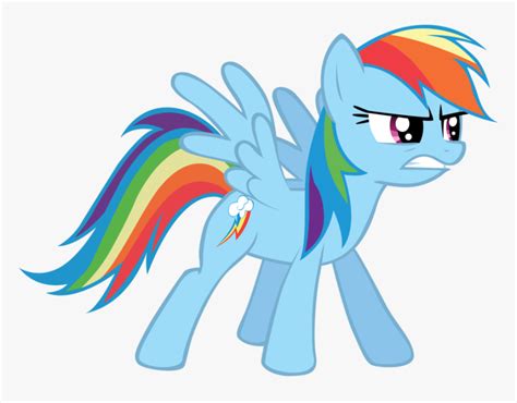 Rainbow Dash Mad Face