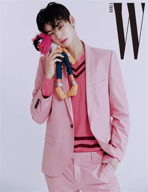 ASTRO's Cha Eunwoo for W KOREA April 2019 issue | Kpopping