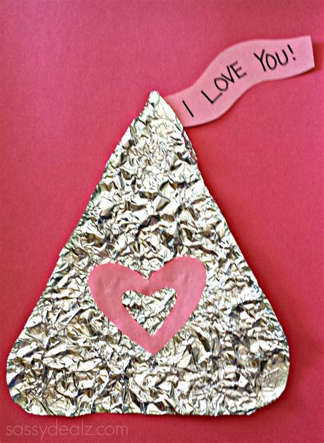 Valentine Hershey Kiss Craft For Kids {'s Day Idea} - y Morning