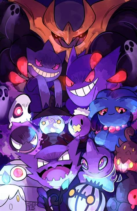 Ghost pokemon by sleevedraw on DeviantArt | Ghost pokemon, Ghost type pokemon, Pokemon