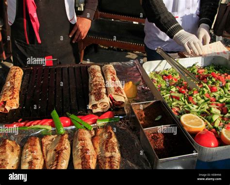 Delicious street food in Istanbul, Turkey Stock Photo - Alamy