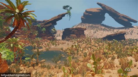 ArtStation - Desert Oasis