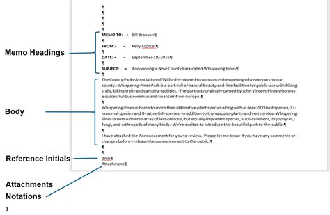 How to Create a Traditional Memo in Word with an Attachment - Office ...