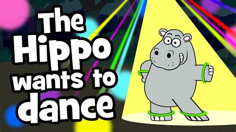 Animal children's song - Hippo dance - The Hippo wants to dance ...