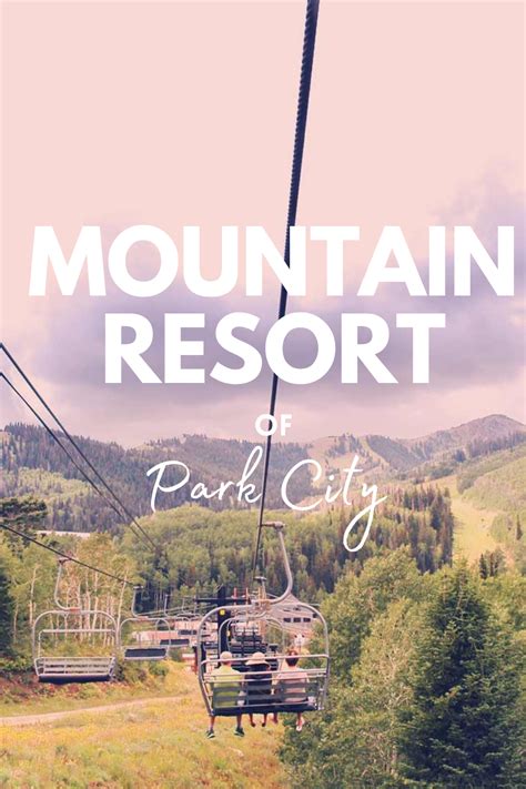 Park City Mountain Resort | Park city mountain, Mountain resort, Park city