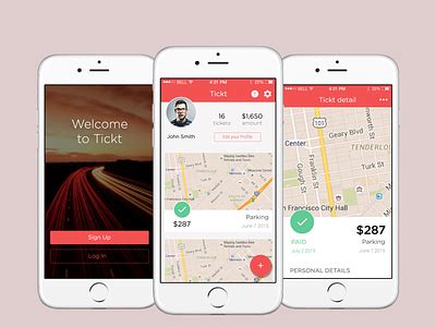 Tickt App by Andrea Retamal on Dribbble