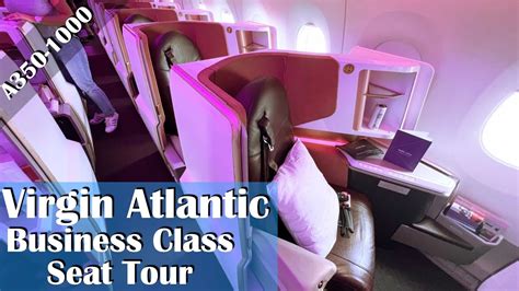 Virgin Atlantic A350-1000 Business Class Seat Tour - YouTube