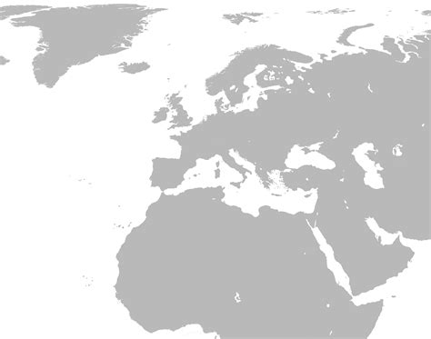 Image - Blank map of Europe.png - Map Game Wiki