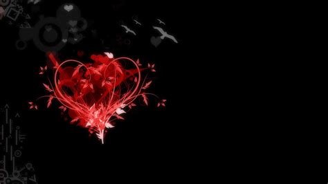 Red And Black Heart Wallpapers - Wallpaper Cave