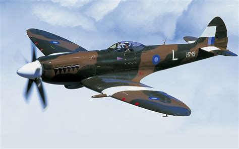 Supermarine Spitfire [17] wallpaper - Aircraft wallpapers - #28419