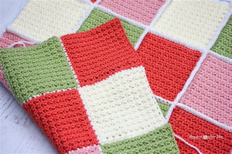 How to Join Solid Granny Squares - Repeat Crafter Me | Crochet patterns, Crochet square blanket ...