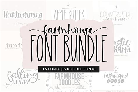 Modern Farmhouse Font Bundle Fonts For Crafters 12170 - vrogue.co