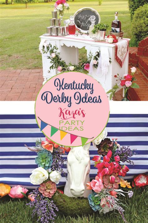 Tons of Kentucky Derby Ideas at Kara's Party Ideas. See them all here! | Kentucky derby birthday ...