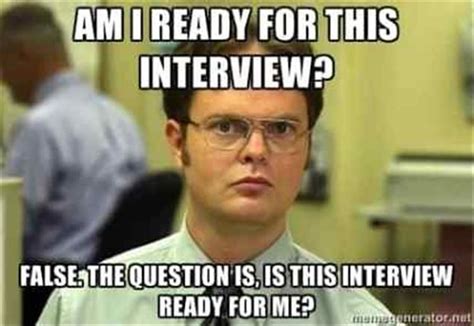 Good Luck Interview Meme