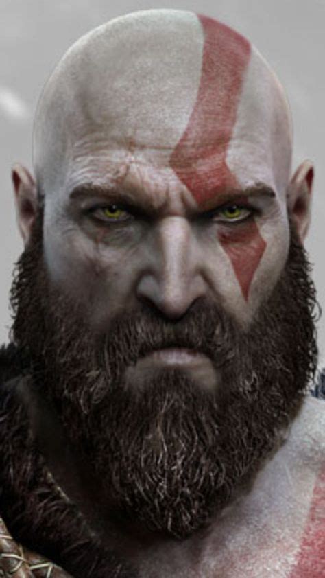 Magnificent CGI beard. Definite Inspiration! | Kratos god of war