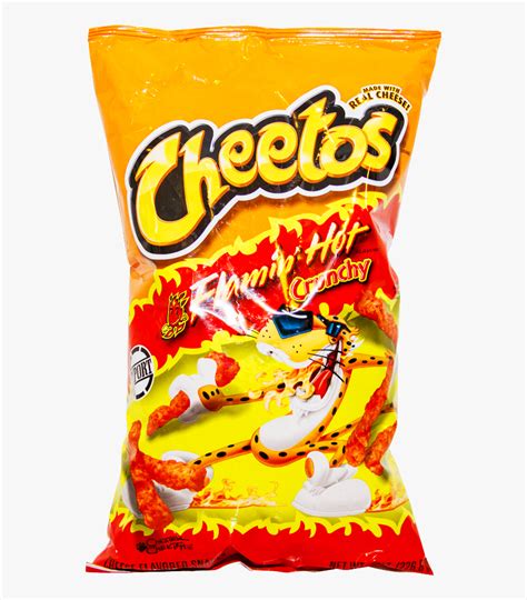 Cheetos Chips Flamin Hot Crunchy, HD Png Download , Transparent Png Image - PNGitem