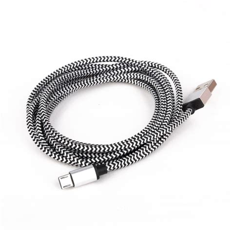 USB Cable 2m Braided (Type A-Micro B)