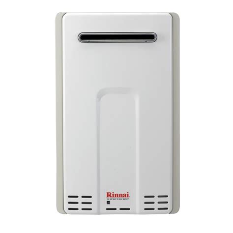 Rinnai 9.8-GPM 199000-BTU Outdoor Natural Gas High Efficiency Tankless Water Heater at Lowes.com