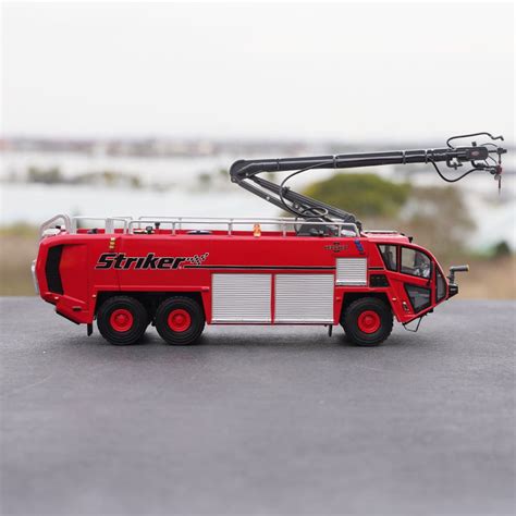 Original factory 1:50 Oshkosh Striker Diecast Fire fighting truck mode ...