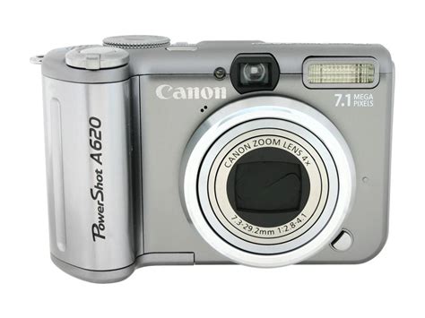 Canon PowerShot A620 Silver 7.1 MP Digital Camera - Newegg.com