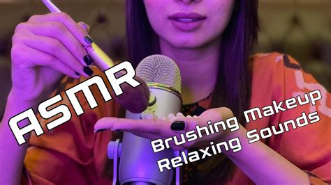 ASMR Brushing The Makeup With Many Different Brushes Sounds || Mawra ...