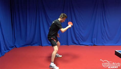 The stance and ready position - TableTennisDaily Academy