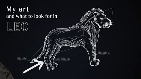 How To Draw Leo The Lion Constellation