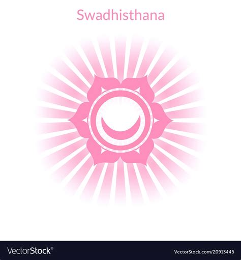 Swadhisthana chakra Royalty Free Vector Image - VectorStock