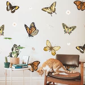 Butterfly Wall Decals Nursery Wall Stickers Kids Room - Etsy