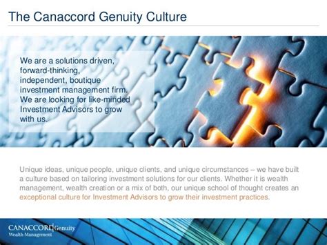 Introduction to Canaccord Genuity Wealth Management