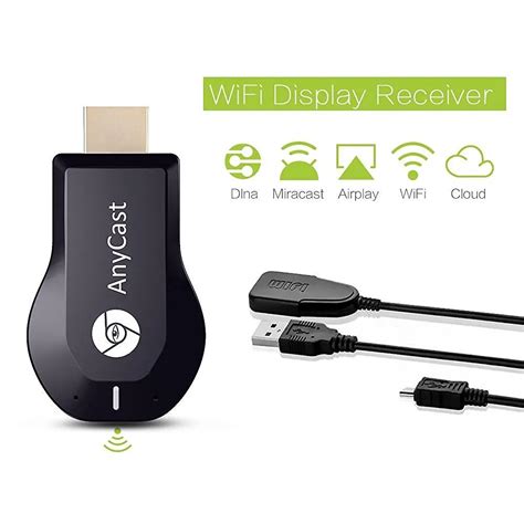 AnyCast M2 Plus Airplay 1080P Wireless WiFi Display TV Dongle Receiver HDMI TV Stick DLNA ...