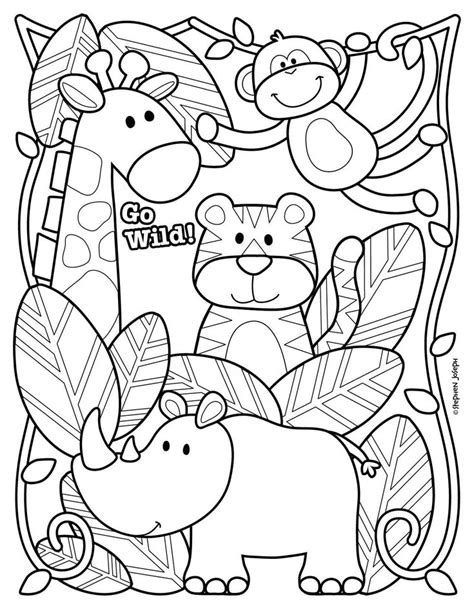 51 Printable Zoo Animal Coloring Sheets | Coloring pages, Animal coloring books, Preschool ...