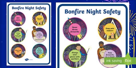 Fireworks / Bonfire Night Safety Posters - Bonfire safety