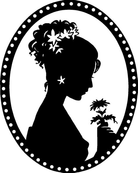 Woman Cameo Silhouette Vinyl Decal | Etsy