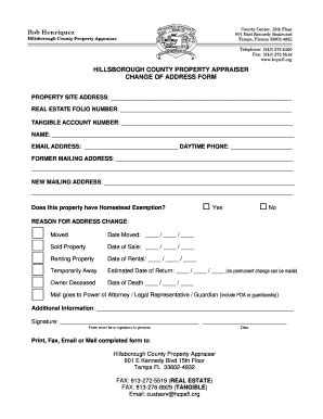 Hillsborough County Property Appraiser - Fill and Sign Printable ...