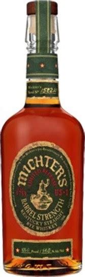 Michter's US 1 Limited Release Barrel Strength Kentucky Straight Rye ...