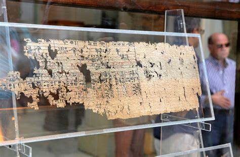 Egypt unveils oldest papyrus, details on pyramid-builders - The Boston ...