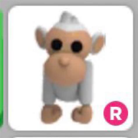 roblox . adopt me . Albino monkey (rideable) Legendary, Video Gaming ...