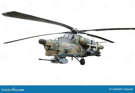 Helicopter gunship stock image. Image of white, warfare - 14940589