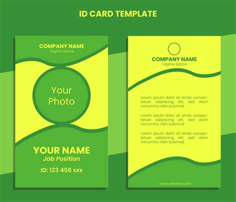 Vertical ID Card Ultramodern Template 13529100 Vector Art at Vecteezy