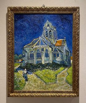 The Church at Auvers framed Van Gogh replica | Van Gogh Studio