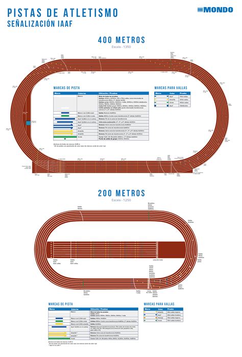 Medidas de la pista de atletismo - Imagui
