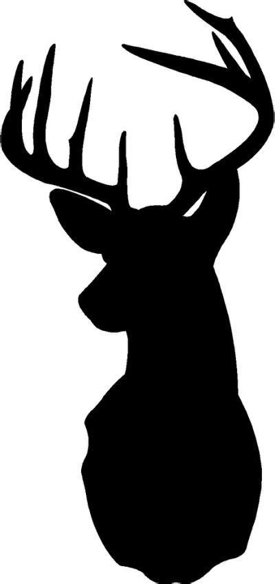 Mule Deer Buck Decal | Deer head silhouette, Deer silhouette, Animal ...