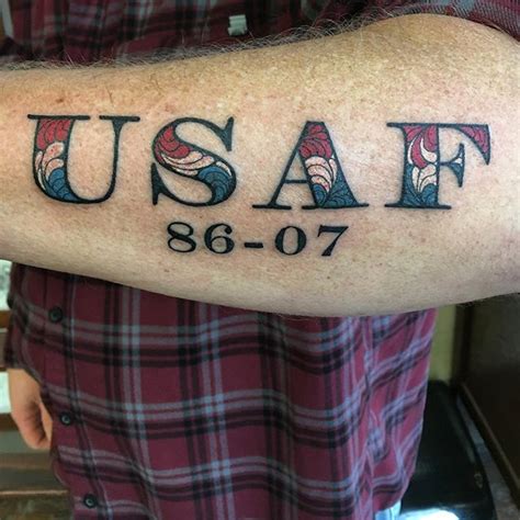 United States Air Force Forearm Tattoo | Veteran Ink