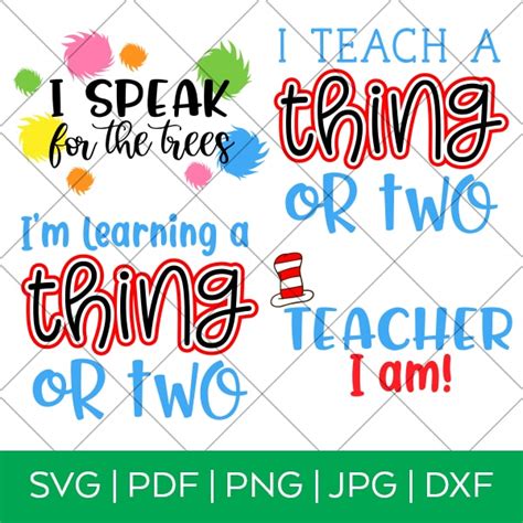 Dr. Seuss Day Insspired SVG File Bundle - Pineapple Paper Co.