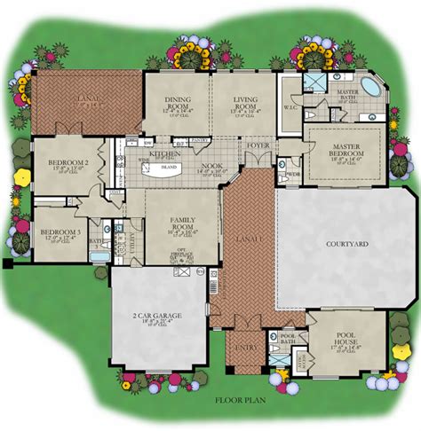 Courtyard IV with 3 Car Garage Pool and Spa - Oversized Lot | Orlando's ...